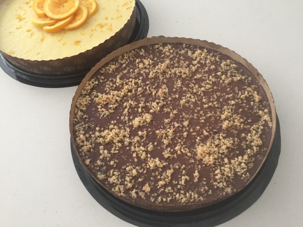 vegan passover chocolate and orange tarts