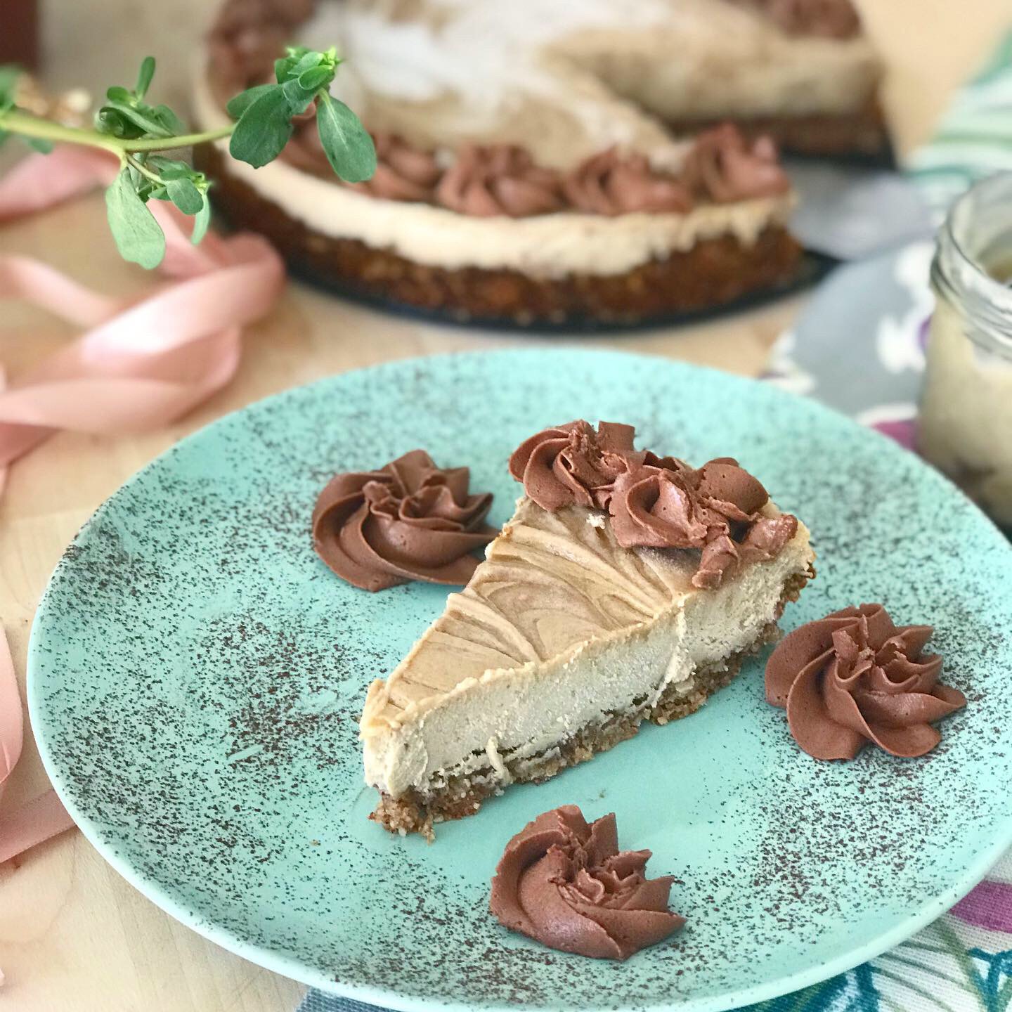 plant-based cheesecake